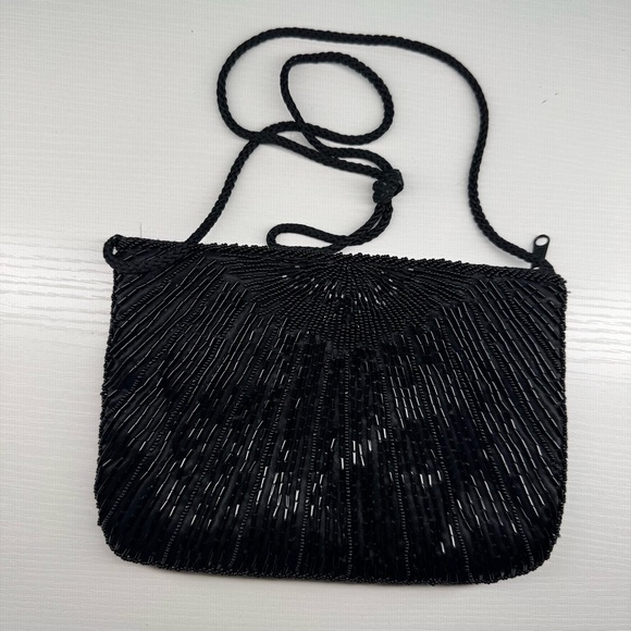 Walborg Beaded Black Purse - Picture 3 of 13